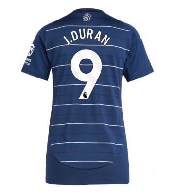 Aston Villa Jhon Duran #9 Tercera Equipación Mujer 2024-25 Manga Corta